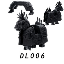 DL006 DL007 Medieval Series Heavy Armored Warhorse Mounts Minifigures