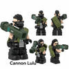 YZ00116A-00127A Operation Delta Force (without weapons) - Military Special Forces Minifigures