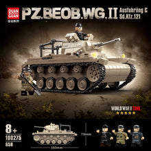 658pcs QUANGUAN 100275 PZ.BEOB.WG.II Ausfuhriing C Sd.Kfz.121