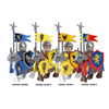 G0149 G0155 Medieval Black Hawk Knight Warhorse Minifigures(new, updating)