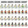 G0205 G0206 G0207 Soccer superstar Minifigures(new, updating)