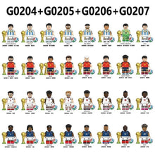 G0205 G0206 G0207 Soccer superstar Minifigures(new, updating)
