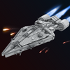 (Gobricks version) 1509pcs MOC Imperial Arquitens class light cruiser
