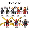 TV6202 Superhero Series Black Panther Iron Man Thor Minifigures