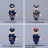 MTUV071-074 World War II historical military minifigures, firefighters, railway engineers