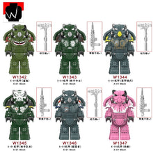 W1342-1347 Fallout: Power Armor series Minifigures
