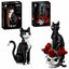 725PCS Black and White Cat/Skull Cat