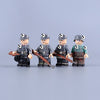 MTUV119-MTUV122 World War II foreign legion soldiers Minifigures