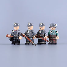 MTUV119-MTUV122 World War II foreign legion soldiers Minifigures