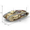 2119pcs MOC-142273；Indiana Jones（Mark VII Tank、The Last Crusade Tank）