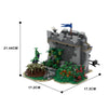 (Gobricks version) 709pcs MOC-155056 31120 Expansion: rickyard & farmland