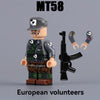 MT56-MT59 WWII Foreign Legion British and French soldiers Minifigures