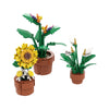 (Gobricks version) 340pcs MOC Small potted tropical plants