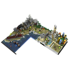 (Gobricks version) 3466PCS MOC-203377 Castle Grounds and Village Expansion (76419)