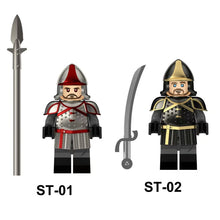 ST01-02 Medieval armored soldier Minifigures