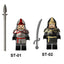 ST01-02 Medieval armored soldier Minifigures