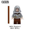 N851-854 European medieval commoners Minifigures