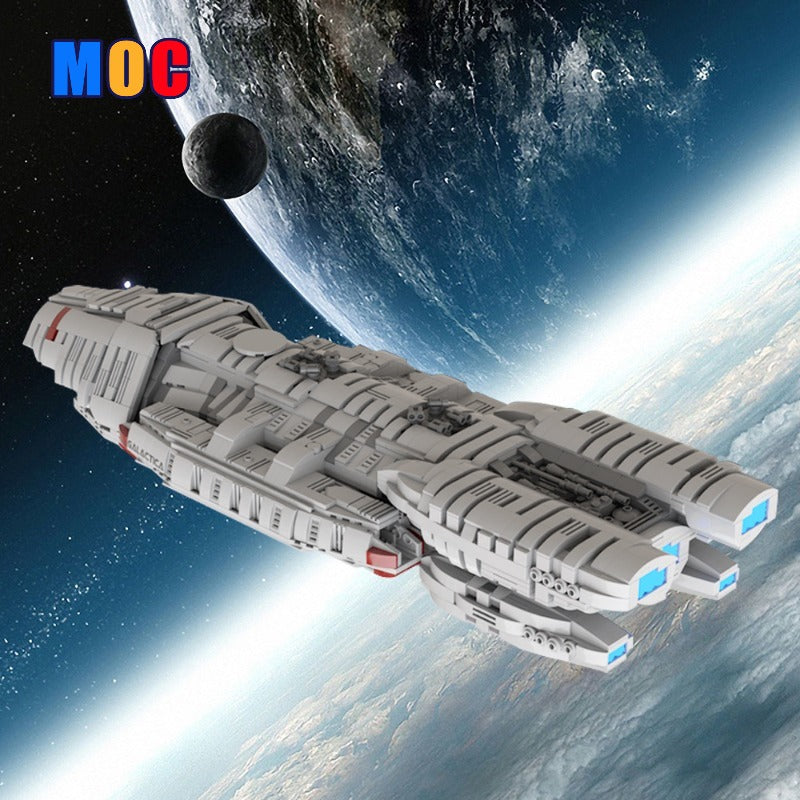 (Gobricks version) 3498pcs MOC-57856 Battlestar Galactica - UCS Scale