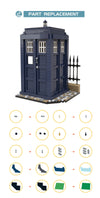 2639pcs MOC-170822；Doctor Who（Tardis）