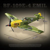 631pcs QUANGUAN 100288 BF-109E-4 EMIL