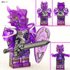 Dragon Knight Full set of minifigures Golden Knight Blue Knight Red Knight