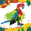 (Gobricks version) 162 pcs MOC-143358 Eastern Rosella parrot