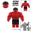 AF364-367 Superhero Red Hulk Minifigures