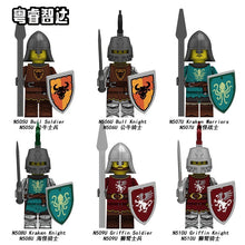 N505U-510U Medieval Castle Knight Series Minifigures