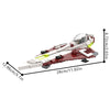 (Gobricks version) 254pcs MOC khatmorg's Obi-Wan's Delta-7 Aethersprite-Class Interceptor