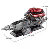 2378pcs GULY 60555 Ferrari V12 Engine