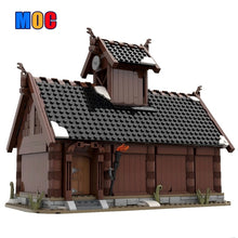 1012pcs MOC-104429 Viking God House