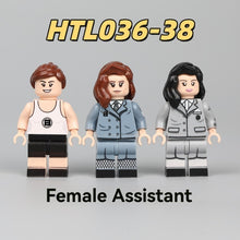 HTL036-038 Female assistants during World War II Minifigures