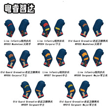 N9003-9010 Napoleon series Minifigures arm