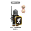 V1007 medieval castle gothic knight military soldier minifigures (new, updating)