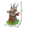 (Gobricks version) 1243pcs MOC Howl's Moving Castle