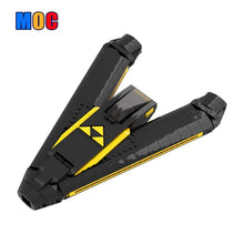 (Gobricks version) 640pcs MOC-170593 Blacktron Interceptor