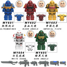 Warhammer 40K Space Marines Imperial Fists MY601-605 Minifigures