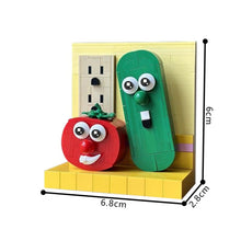 (Gobricks version) 320pcs MOC-222266 VeggieTales Bob & Larry