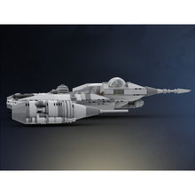 360pcs MOC-99914 PiXEL-DANs DIN DJARINs CUSTOM MODIFIED N-1 Starfighter WIZARD Playset