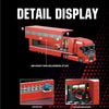1228PCS MX 10008 Formula Racing Team Transport Truck