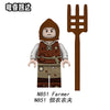 N851-854 European medieval commoners Minifigures