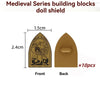 N3031-3033 Medieval Egyptian Shield Minifigures