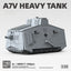 920pcs QUANGUAN 300017 A7V HEAVY TANK