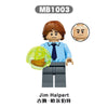 MB1001-MB1005 American Office Movie Series minifigures