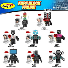 KF6203 Toilet Man Series Sound Man TV Man Surveillance Man Minifigures