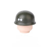 WWII US Army Officer Soldier Minifigure Helmet Weapon 5PCS