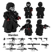 YZ00140B-00148B Operation Delta Force (with black weapon fragments) - Military Special Forces Minifigures