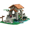 NEW MOC European Medieval Street View Lion Knights black Falcon's Forest Men's DIY ideas child Toy Gift building block MOC-10305