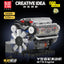 535 pcs MouldKing 10088 V8 Engine Dynamic version