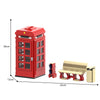 1235PCS MOC-10258 London Red Telephone Box